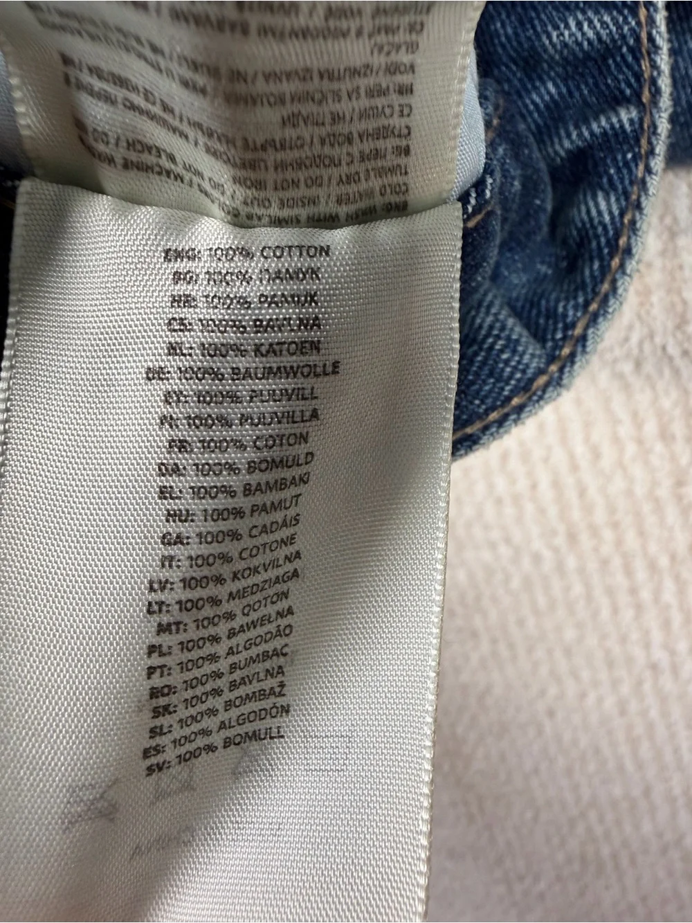 YoungLA 6015 Double Knee Carpenter Baggy Workwear Jeans Utility Denim 37x30.5 XL